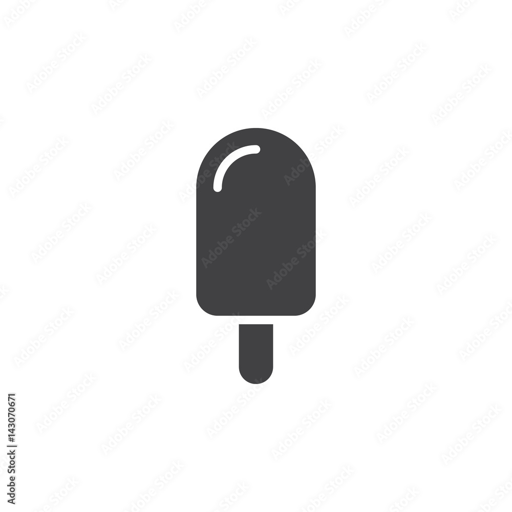 Ice lolly icon vector, filled flat sign, solid pictogram isolated on white. Ice cream symbol, logo illustration. Pixel perfect Ice lolly icon vector, filled flat sign, solid pictogram isolated on white. Ice cream symbol, logo illustration. Pixel perfect