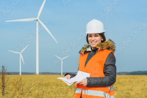 Young woman engineer