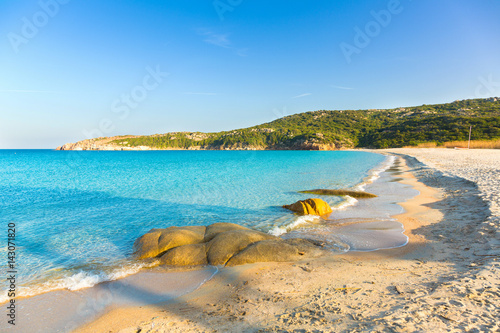Sardinia beach, the Marmorata, Santa Teresa, Italy.