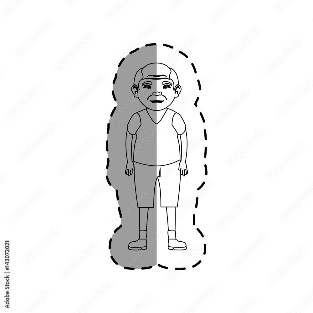 grandfather avatar character icon vector illustration design grandfather avatar character icon vector illustration design