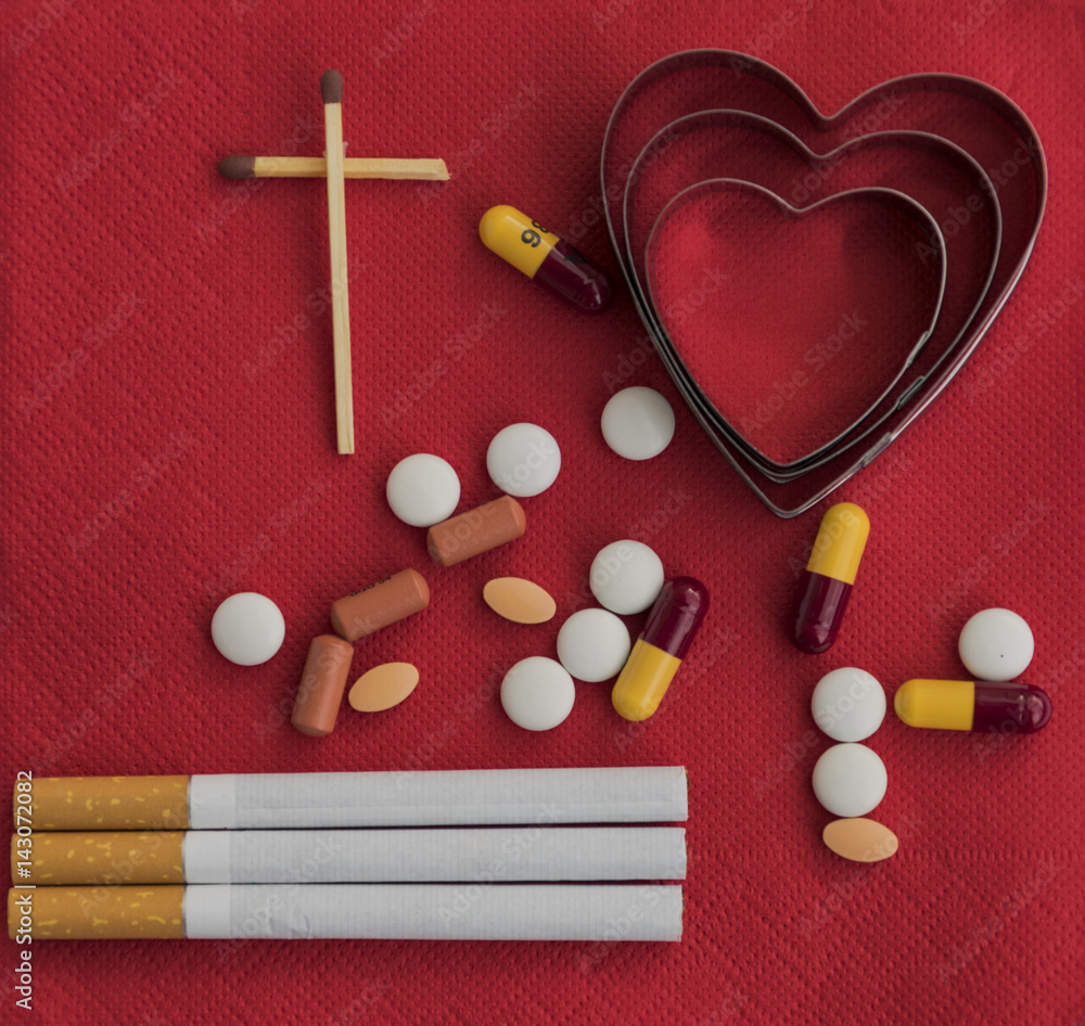 El tabaco y la medicación. Con el tabaco acabas medicándote y aumentas