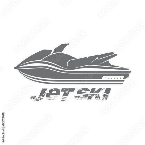 Illustration of jet ski