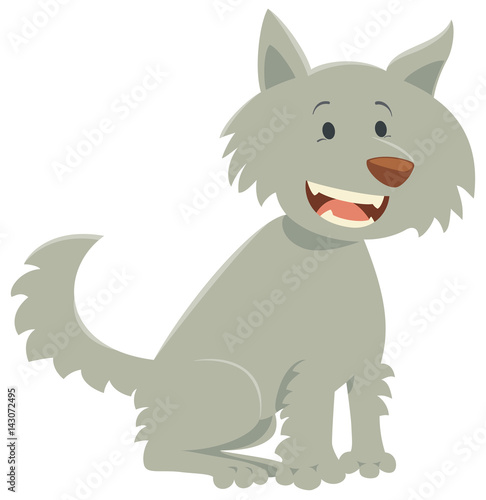 wolf cartoon character