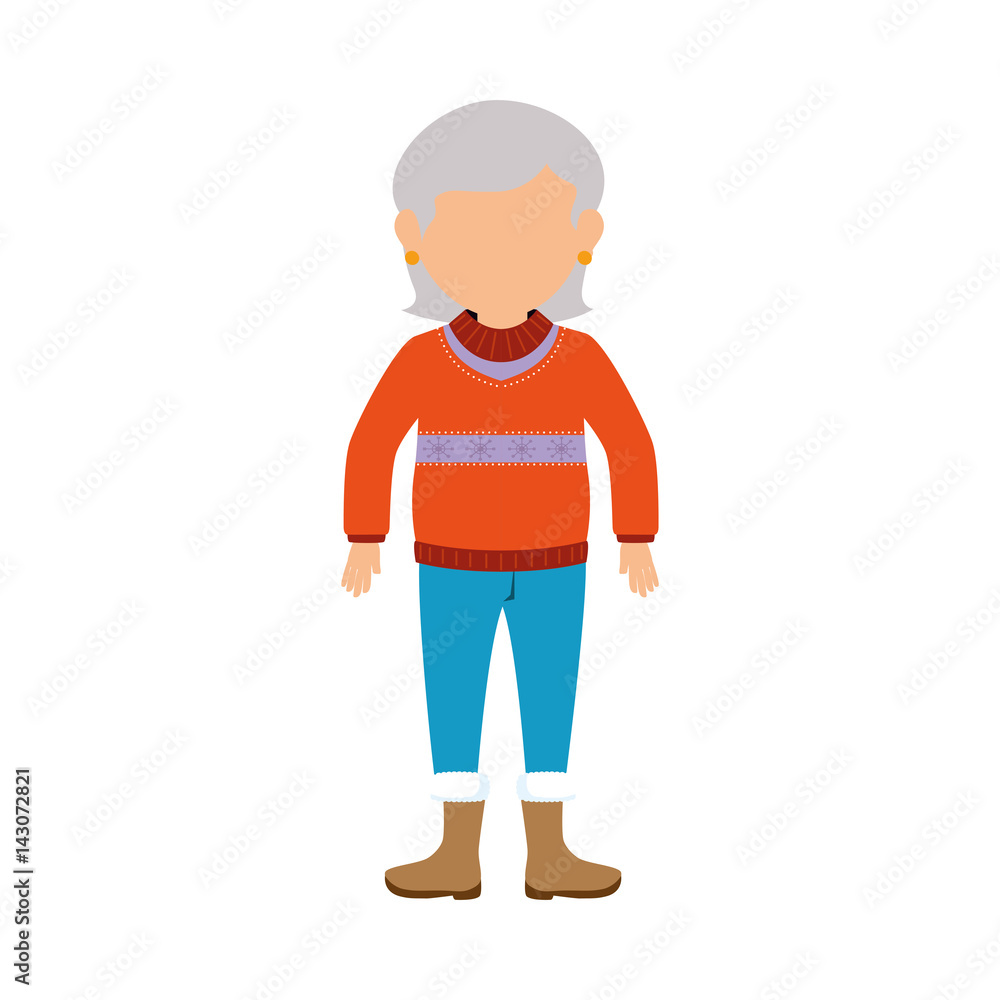 grandmother avatar character icon vector illustration design grandmother avatar character icon vector illustration design