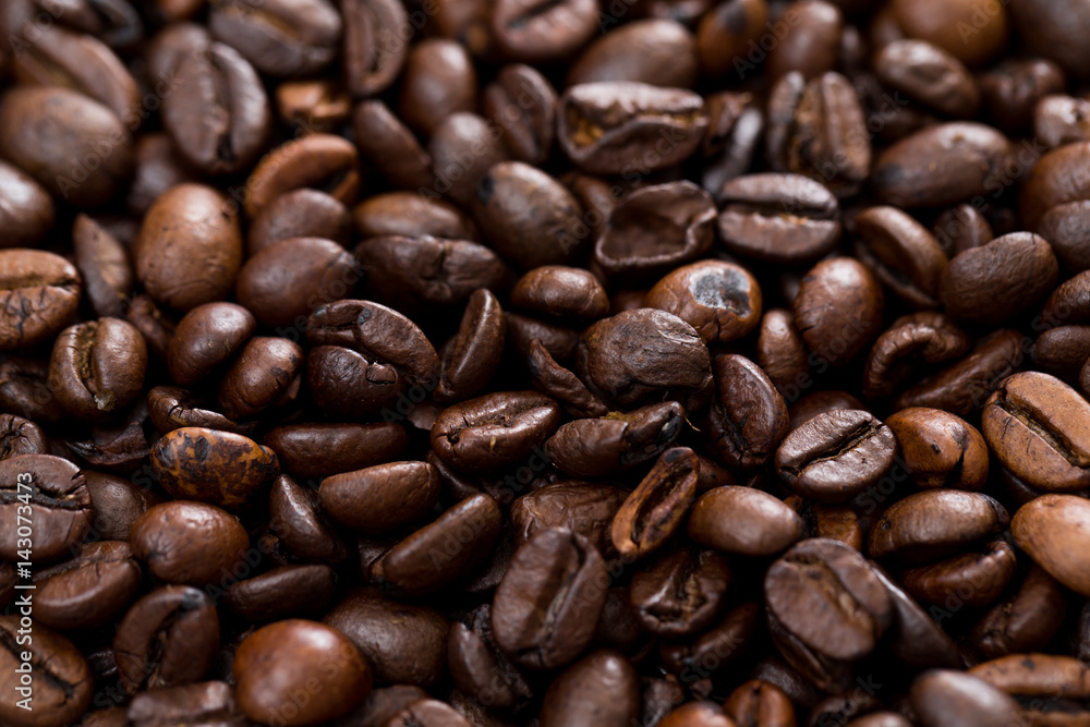 Brown coffee bean texture Brown coffee bean texture
