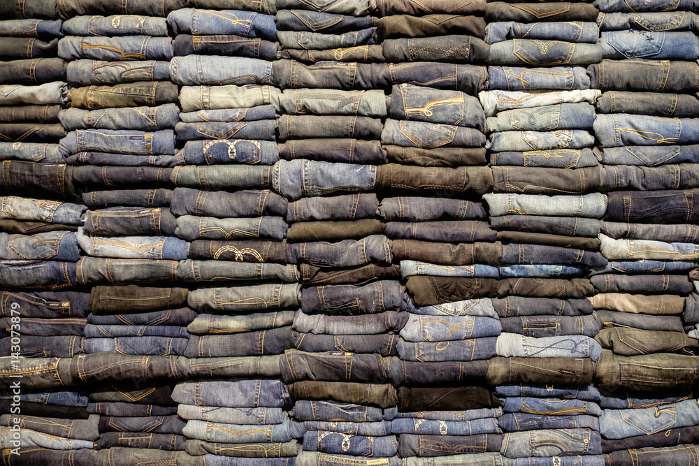 Naklejka premium Jeans Texture