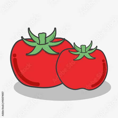 delicious tomatos vegetables food icon