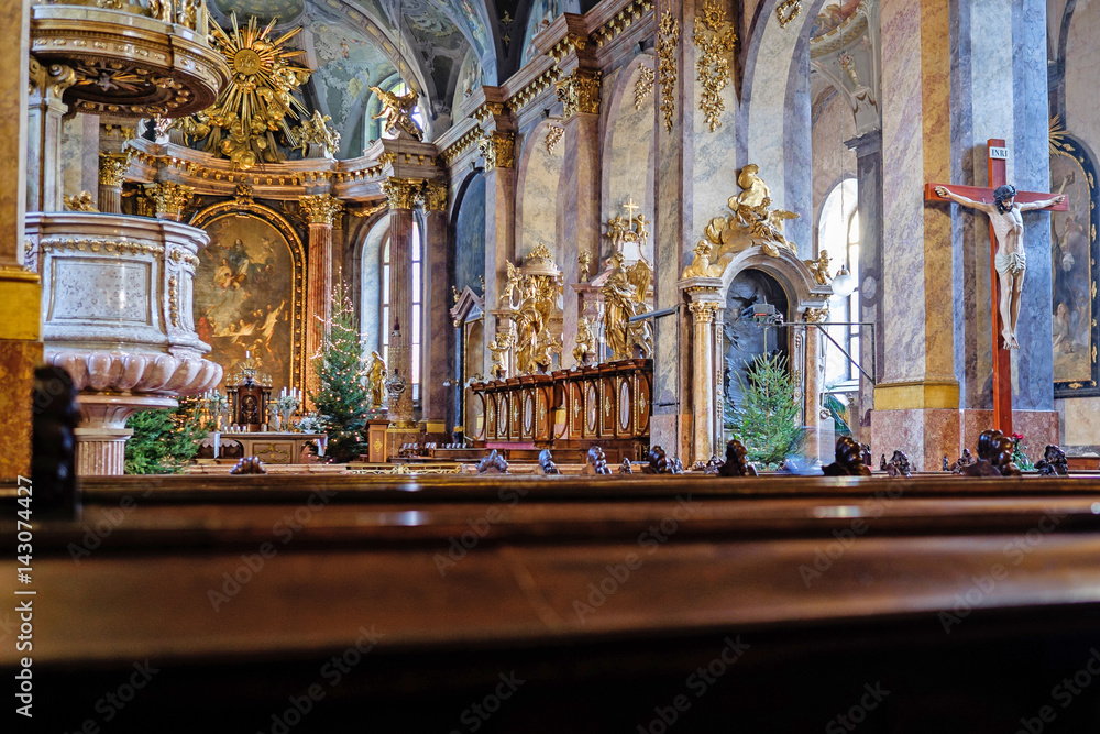 Obraz premium Catholic church interior