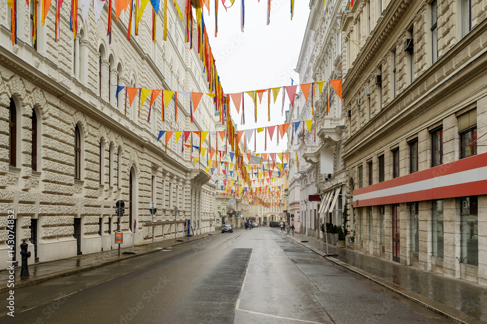 Fototapeta premium Wien central street