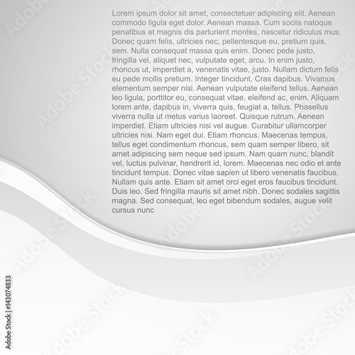 A simple illustration in the form of a banner to enter your text. Light and monotonous shades