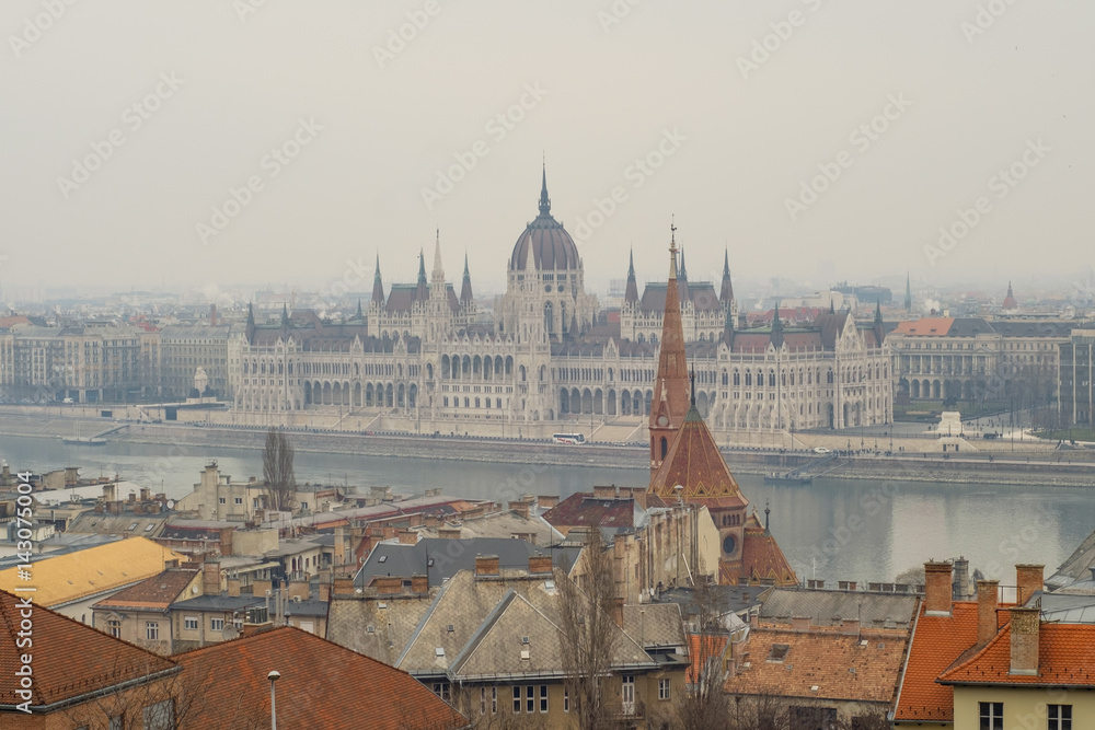 Rainy Budapest Panorama 1