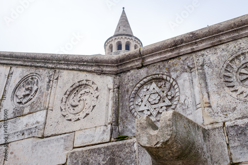 Budapest fisherman bastion architecture photo