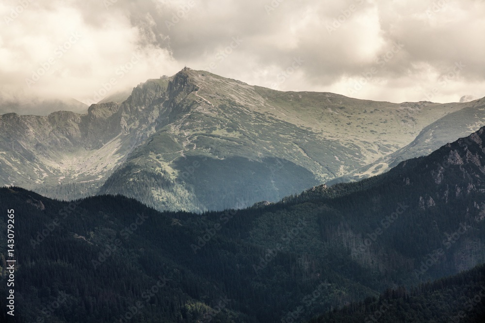 Fototapeta premium Landscape of Tatra Mountains