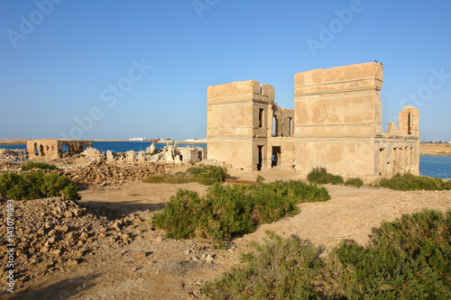 Suakin - old ruined turkish harbour in Sudan 