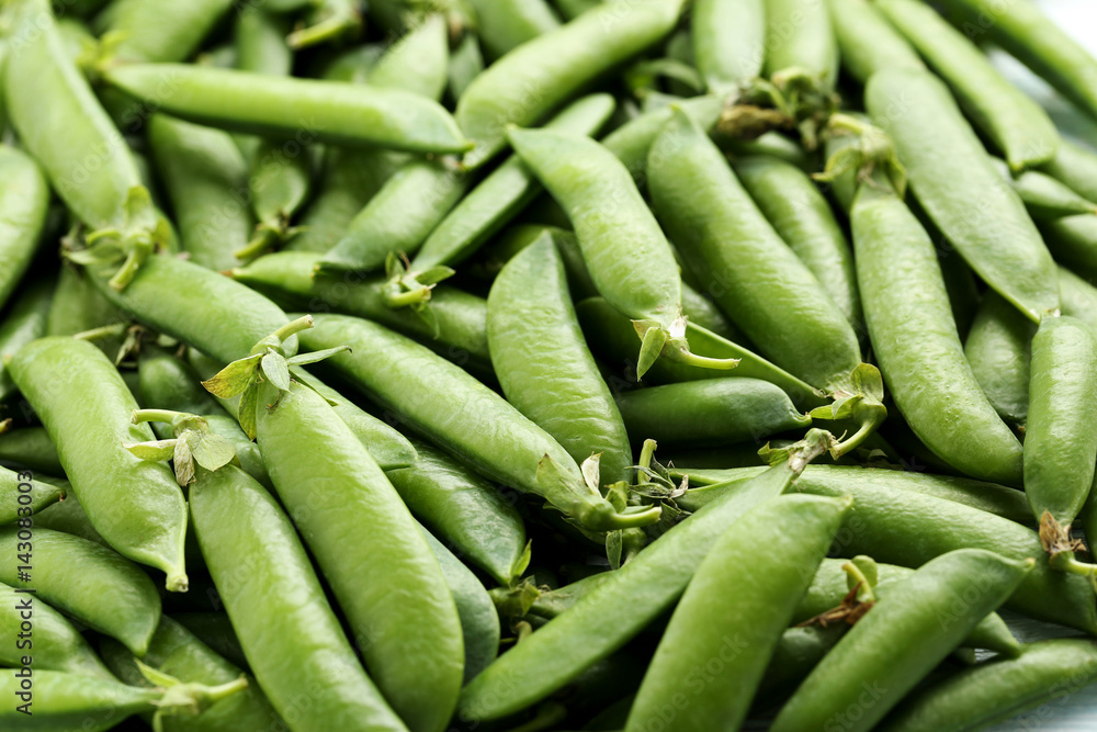 Fresh green peas background, close up Fresh green peas background, close up