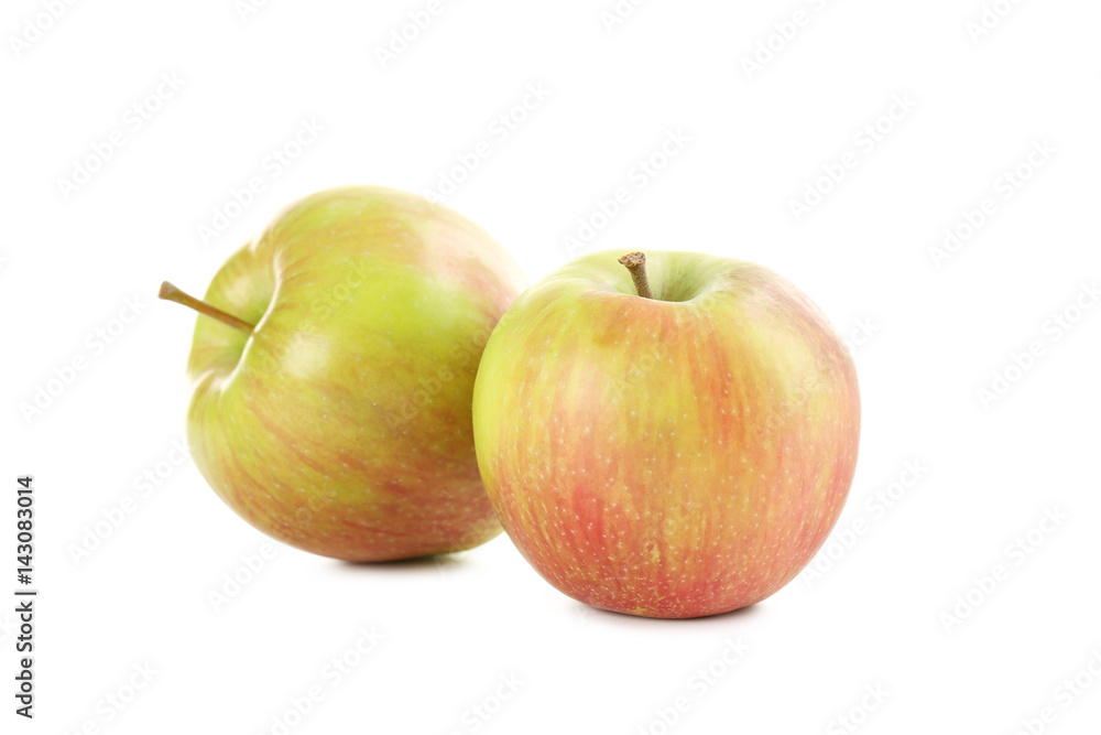 Sweet apples isolated on a white background Sweet apples isolated on a white background