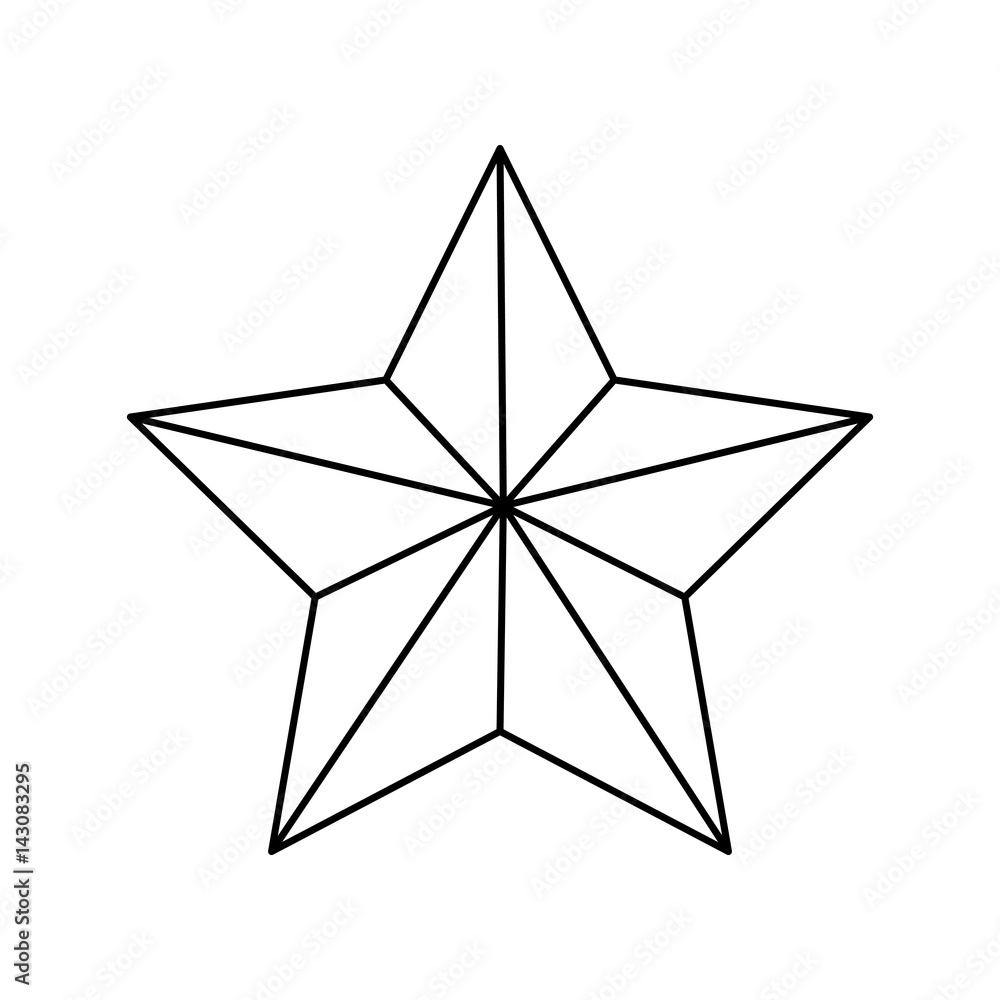 Star shape symbol icon vector illustration graphic design Star shape symbol icon vector illustration graphic design