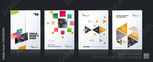 Abstract vector business template. Brochure layout, cover modern