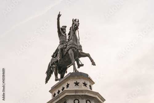 Принти на полотні George Washington statue in Richmond Virginia