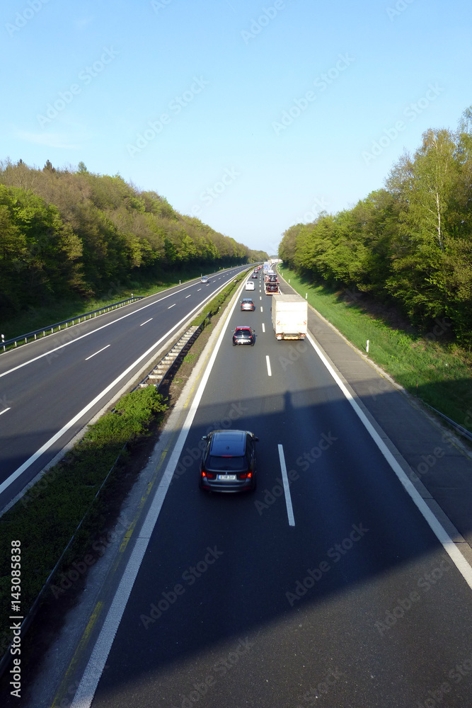 Autobahn A 3 bei Höchstadt Autobahn A 3 bei Höchstadt