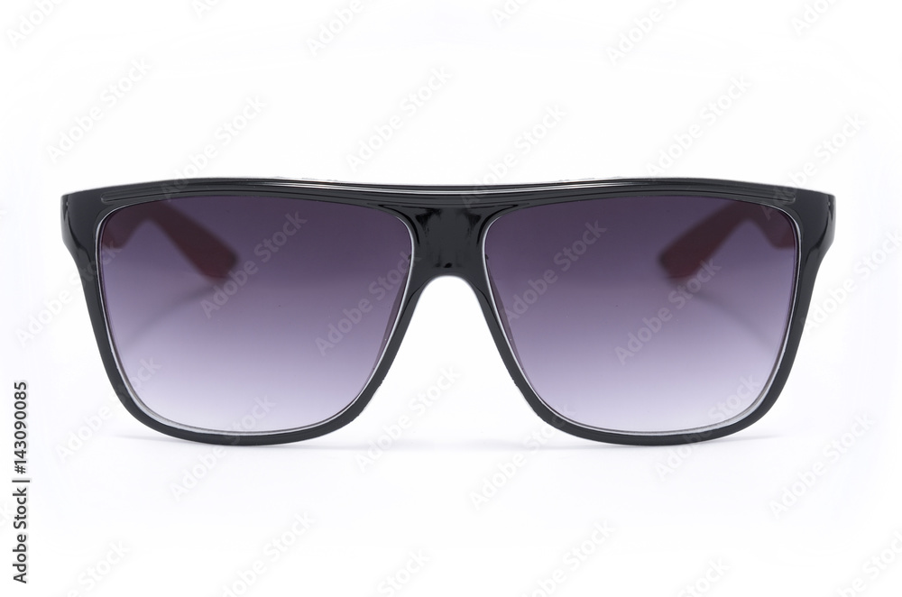 sunglasses in thick black plastic frame isolated on white sunglasses in thick black plastic frame isolated on white
