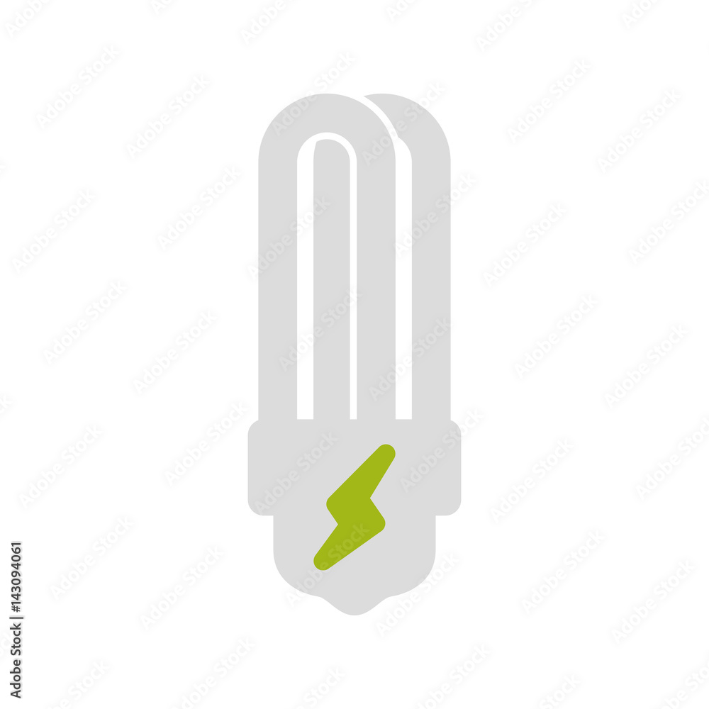 light bulb eco fluorescent vector icon illustration graphic design light bulb eco fluorescent vector icon illustration graphic design