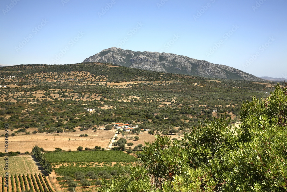 Obraz premium Landscape near Dorgali. Sardinia island. Italy