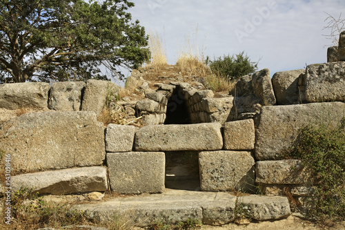 Giants' grave near Madaui. Sardinia island. Italy photo