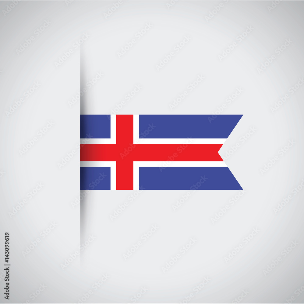 Obraz premium iceland flag