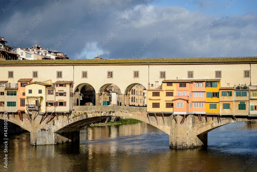 Ponte Vecchio en Florencia, Italia