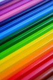 Background of multi-colored pencils