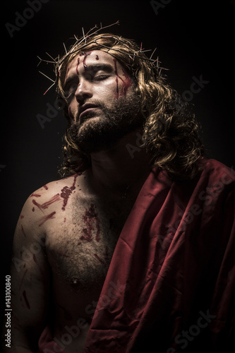 Jesus Christ with crown of thorns