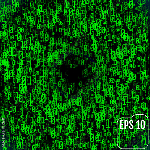 Abstract Technology Background. Web Developer. Computer Code. Programming. Coding. Hacker concept. Vector Illustration.