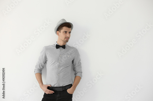 Handsome stylish young man ...