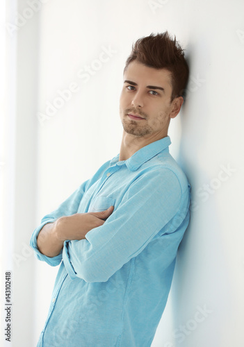 Handsome stylish young man ...