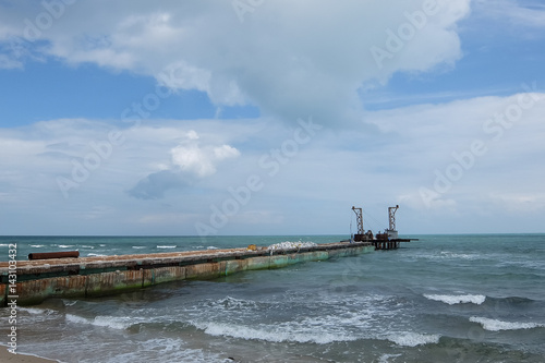 Bridge to nowhere, Rameshwaram, India