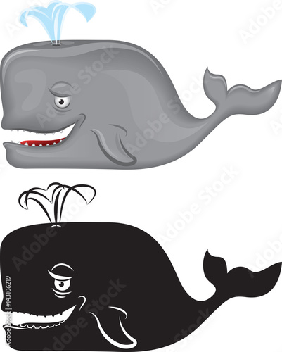 Whale cartoon