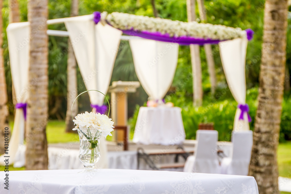outdoor beach wedding setup in tropics outdoor beach wedding setup in tropics