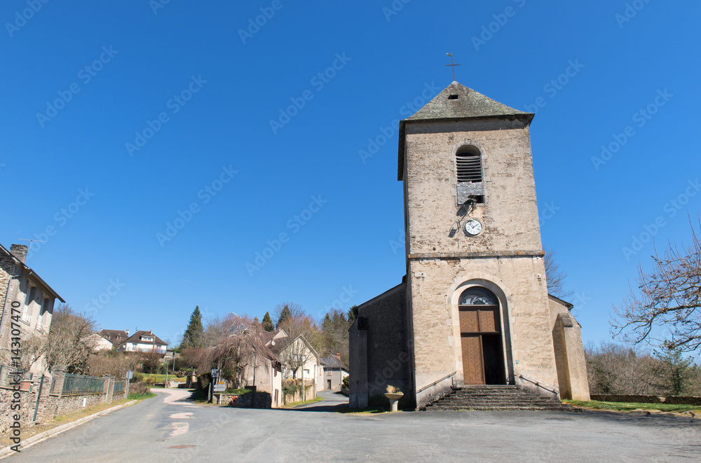 Little church in French Limousin
