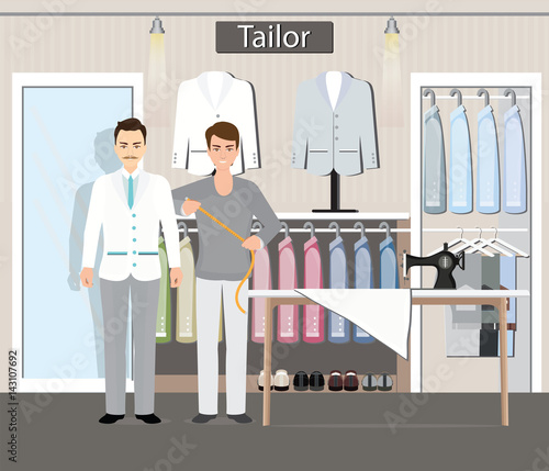 tailor shop.