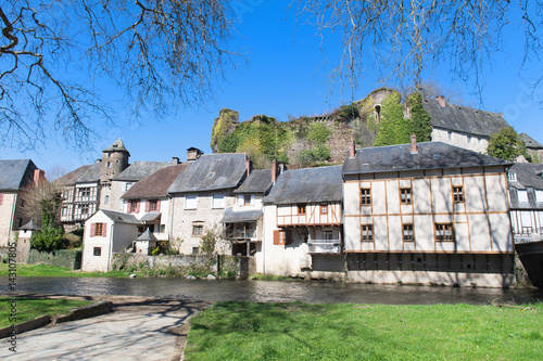 French village Segur-le-Chateau photo
