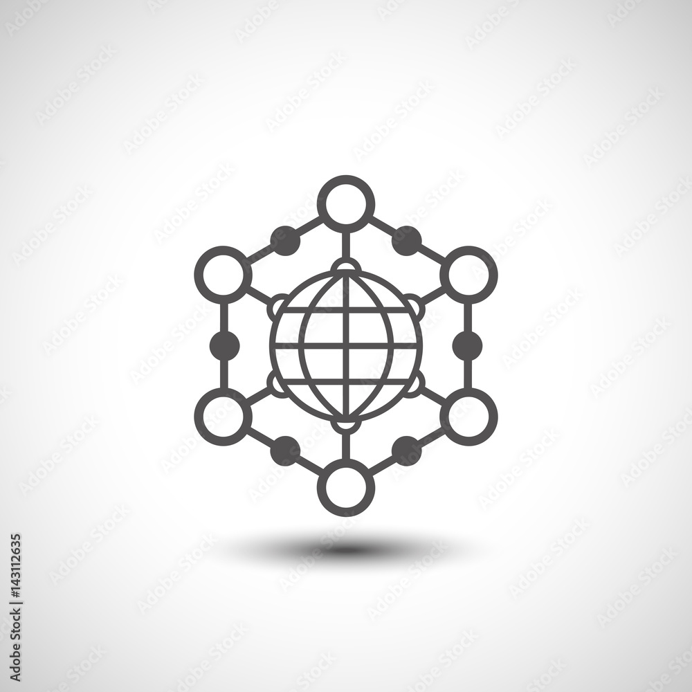 Global communication element. Global communication element.