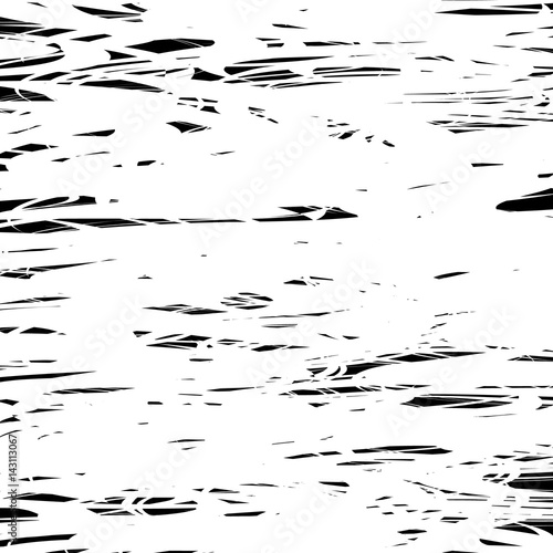 Geometric pattern of chaotic random shapes. Rough edgy texture.  Abstract monochrome background, abstract texture. Rough geometric art.