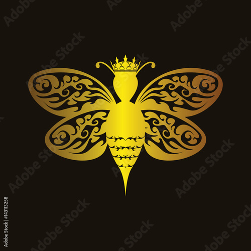 Luxury Queen Bee Illustration