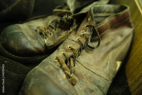 Old vintage boots