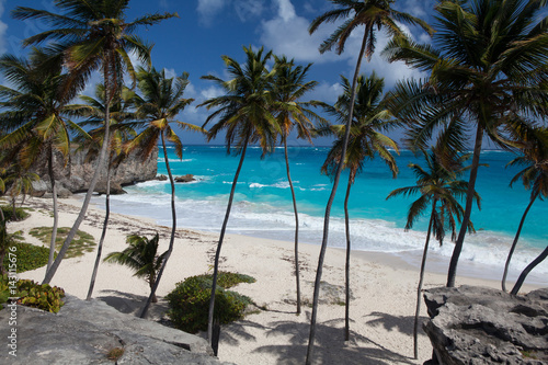 Bottom Bay is one of the most beautiful beaches on the Caribbean island of Barbados. © Mirma