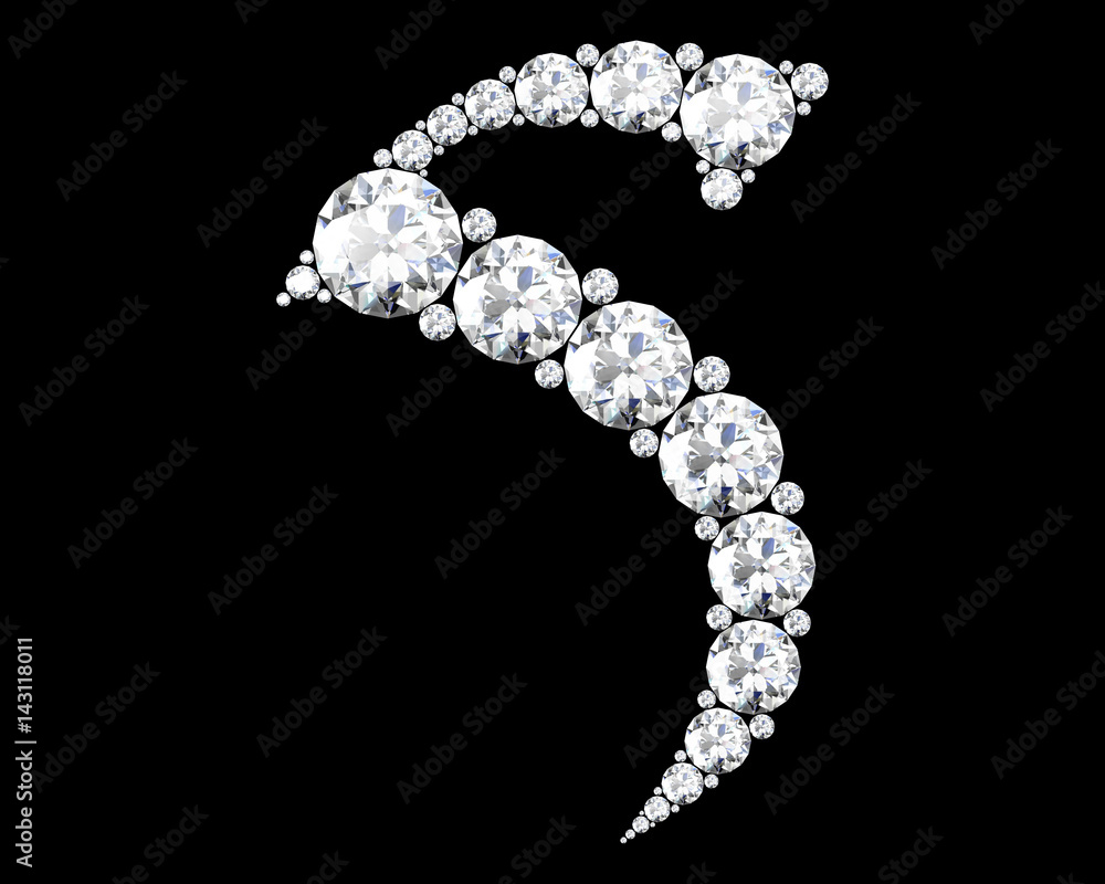 Diamond alphabet, letters from S Diamond alphabet, letters from S