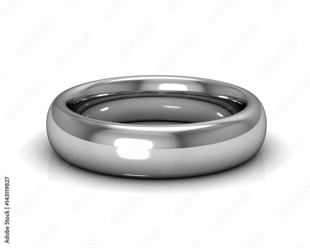 wedding rings on white background (3D rendering) wedding rings on white background (3D rendering)