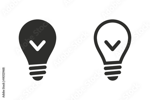 Lamp - vector icon.