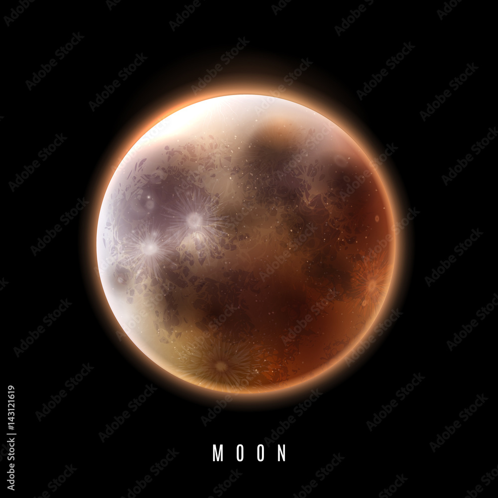 Obraz premium The full moon